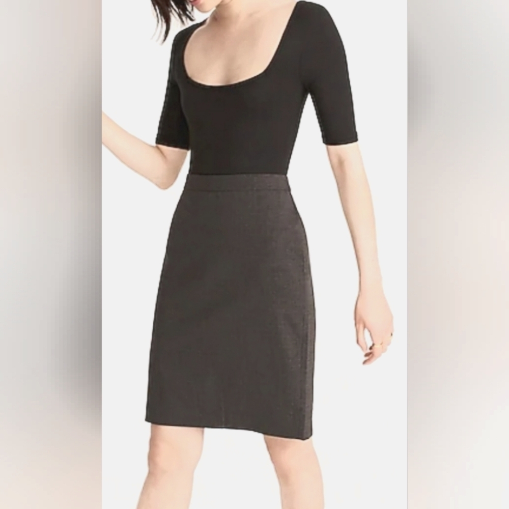 J.Crew 365 Dark Gray Pencil Skirt, Size 4